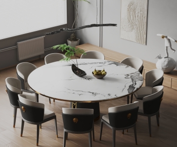 Modern Dining Table And Chairs-ID:669461014