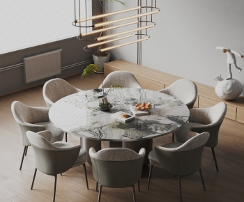 Modern Dining Table And Chairs-ID:773719071