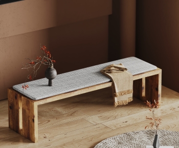 Wabi-sabi Style Bench-ID:639863017