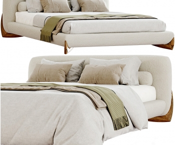 Modern Double Bed-ID:996830949