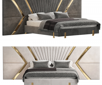 Modern Double Bed-ID:116190924