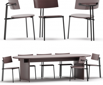 Modern Dining Table And Chairs-ID:640204915