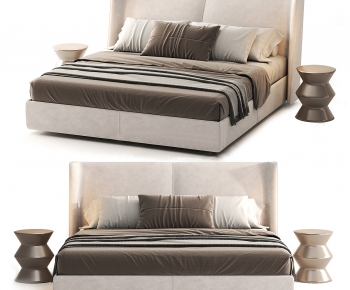 Modern Double Bed-ID:887505052