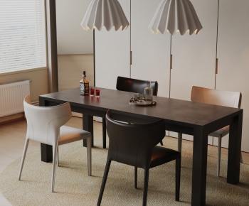 Modern Dining Table And Chairs-ID:312733897