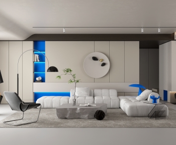 Modern A Living Room-ID:217650896