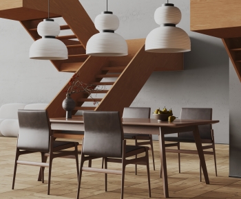 Modern Dining Table And Chairs-ID:299431095