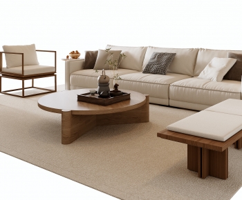 New Chinese Style Sofa Combination-ID:620601254