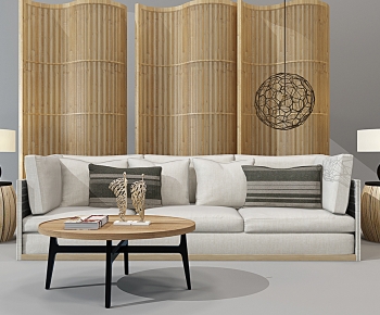 Southeast Asian Style Sofa Combination-ID:416771898