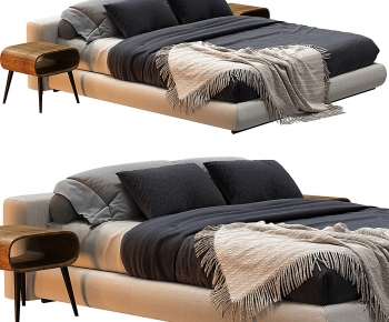 Modern Double Bed-ID:609307055