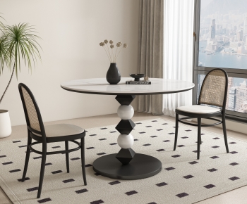 Modern Dining Table And Chairs-ID:260849008