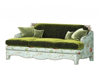 Simple European Style A Sofa For Two-ID:429553034