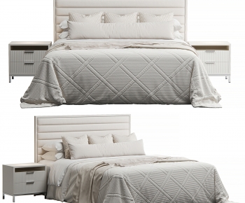 Modern Double Bed-ID:516710049