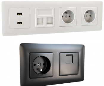 Modern Switch Socket Panel-ID:114860579