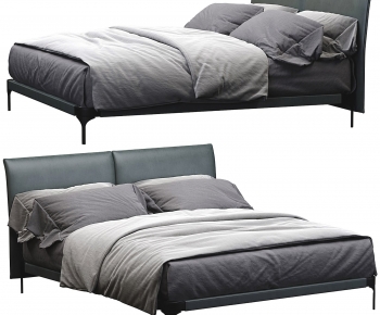 Modern Double Bed-ID:875189075