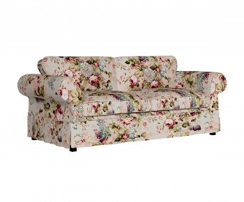 Simple European Style A Sofa For Two-ID:827855118