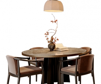 New Chinese Style Dining Table And Chairs-ID:807240968