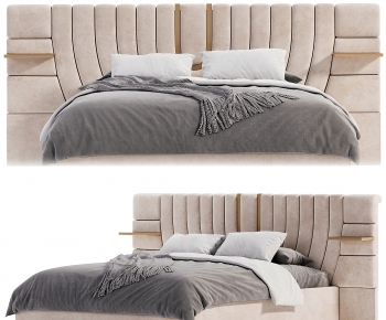 Modern Double Bed-ID:612116105