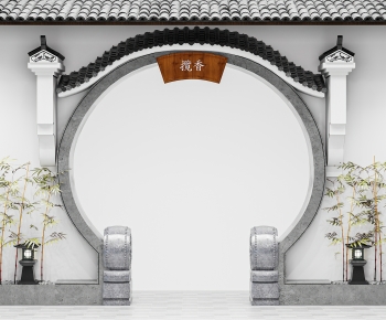 New Chinese Style Door-ID:933949932