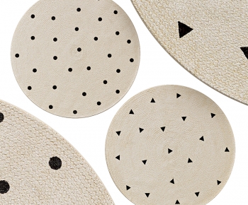 Modern Circular Carpet-ID:235040904