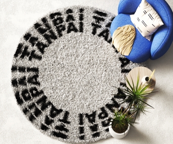 Modern Circular Carpet-ID:273933898