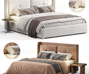 Modern Double Bed-ID:880794054