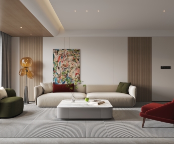 Modern A Living Room-ID:130990988