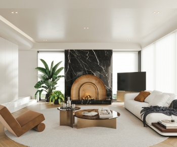 Modern A Living Room-ID:517169008