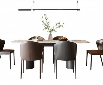 Modern Dining Table And Chairs-ID:617553007