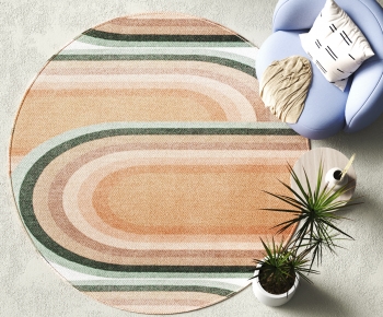 Modern Circular Carpet-ID:302791129