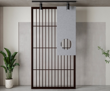 New Chinese Style Wooden Screen Partition-ID:504295111