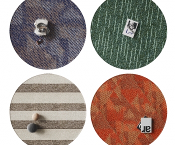 Modern Circular Carpet-ID:390798097