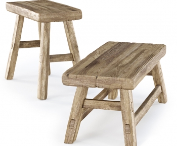 Modern Wooden Bench Or Stool-ID:706228977