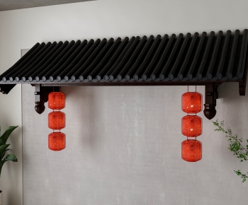 New Chinese Style Building Component-ID:873004918