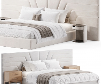 Modern Double Bed-ID:803298002