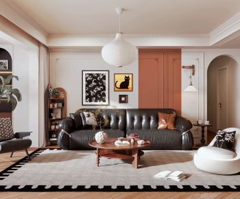 French Style A Living Room-ID:555501015