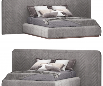 Modern Double Bed-ID:425078974