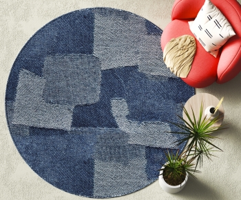 Modern Circular Carpet-ID:204803944