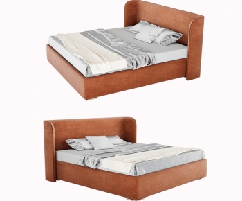 Modern Double Bed-ID:993681048