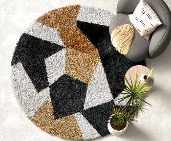 Modern Circular Carpet-ID:231323969