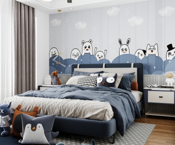 Modern Boy's Room And Son's Room-ID:853895907