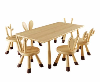 Nordic Style Dining Table And Chairs-ID:549942028