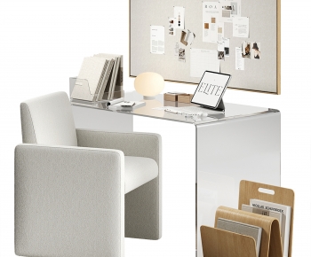 Modern Computer Desk And Chair-ID:976011999