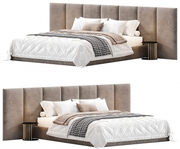 Modern Double Bed-ID:294334897