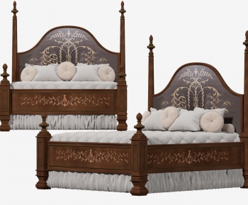 American Style Double Bed-ID:355283986