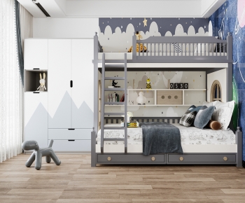 Modern Boy's Room And Son's Room-ID:346708066