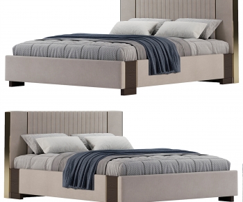 Modern Double Bed-ID:697354082