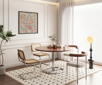 French Style Dining Table And Chairs-ID:613172053