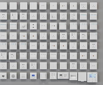 Modern Switch Socket Panel-ID:501617912