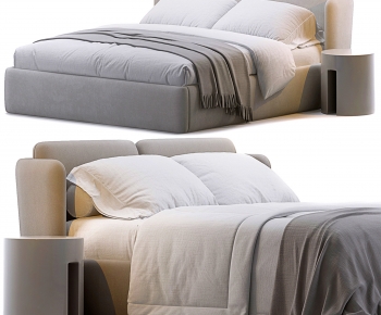 Modern Double Bed-ID:211056956