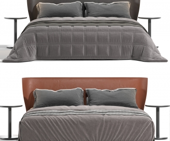 Modern Double Bed-ID:838565116